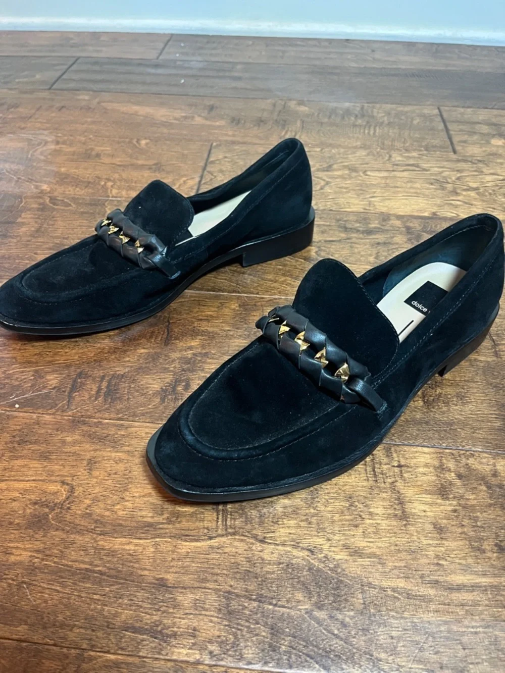 Dolce Vita Sallie Onyx Suede loafers, size 8